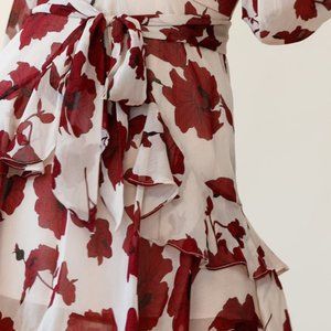 SAINTS + SECRETS Floral dress sz Small